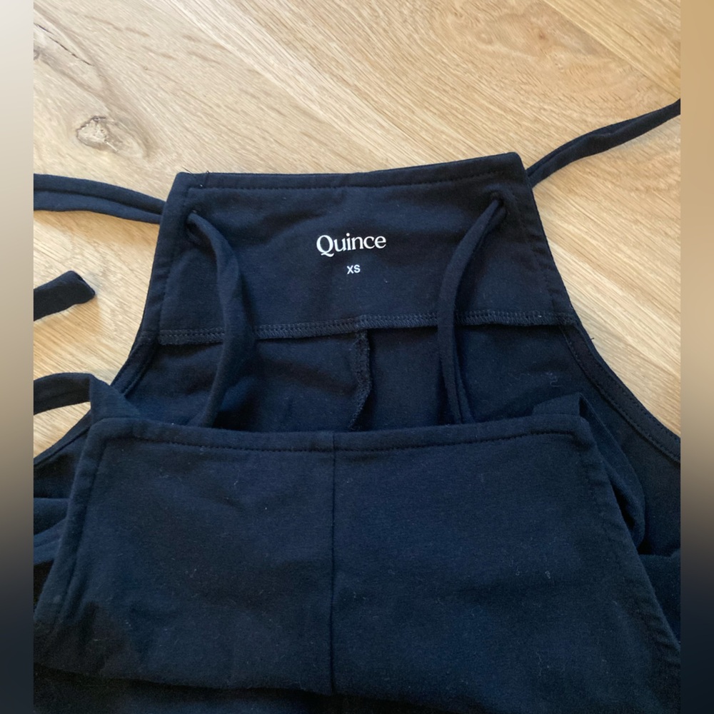 Quince Maternity overalls jumpsuit - Black XS